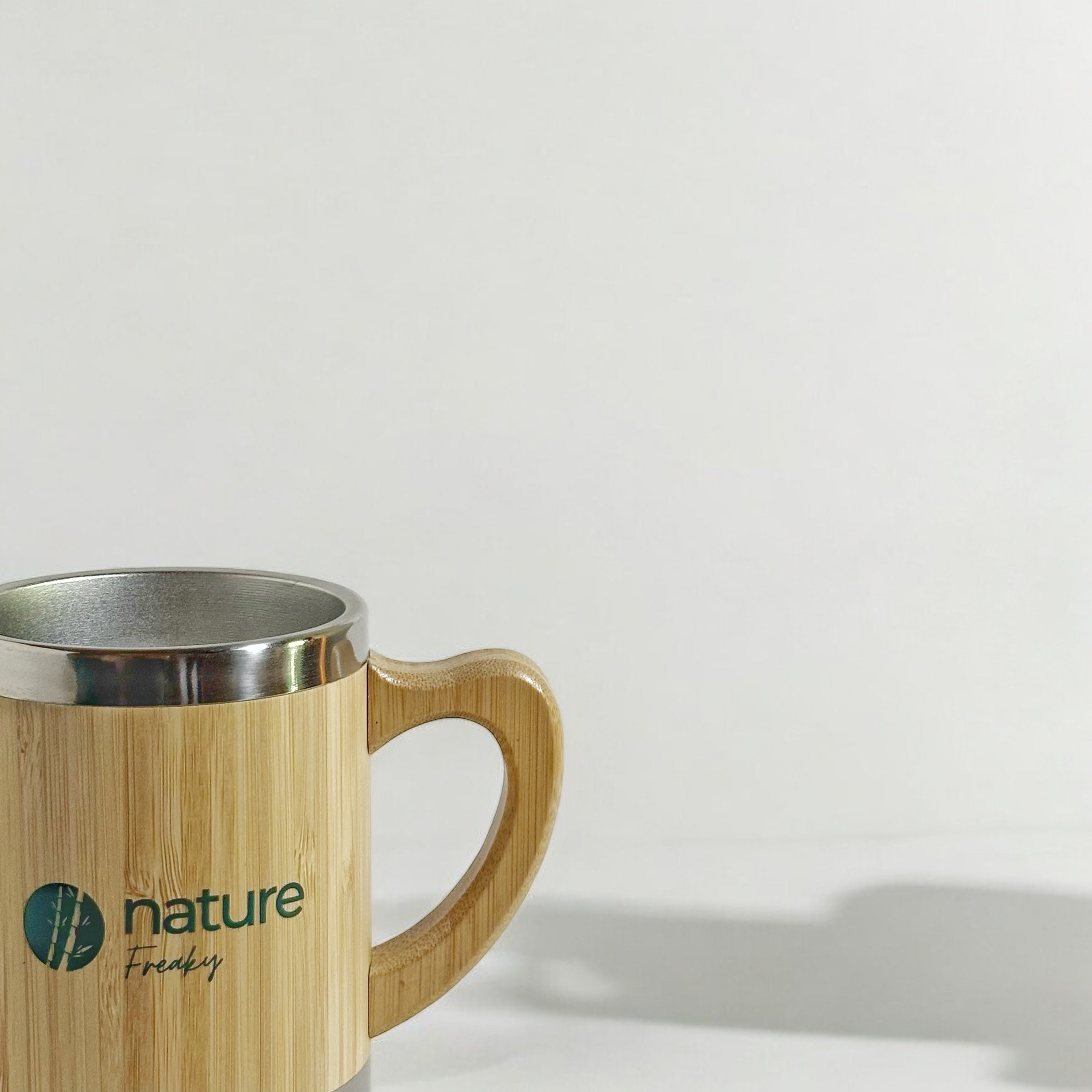 ECO-FRIENDLY BAMBOO & STEEL MUG (300 ML) Nature Freaky