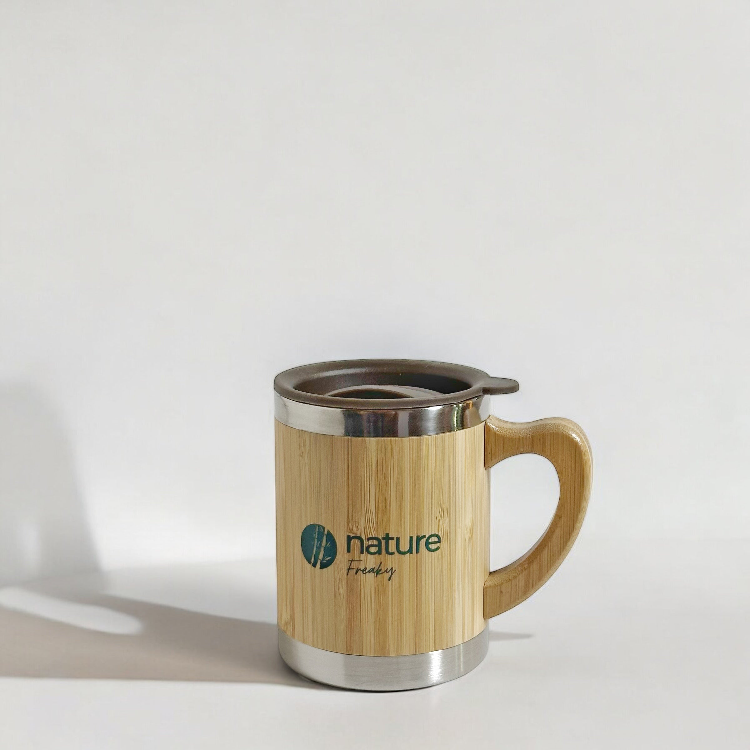 ECO-FRIENDLY BAMBOO & STEEL MUG (300 ML) Nature Freaky