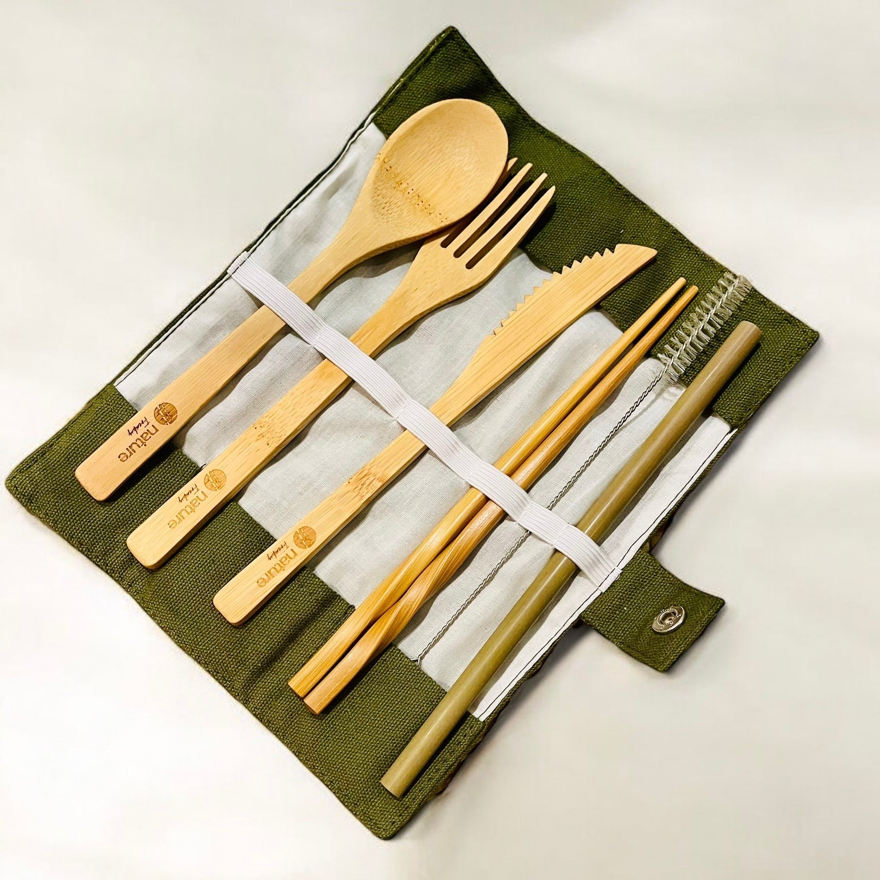 REUSABLE BAMBOO CUTLERY KIT | ECO-FRIENDLY & ZERO-WASTE UTENSILS Nature Freaky