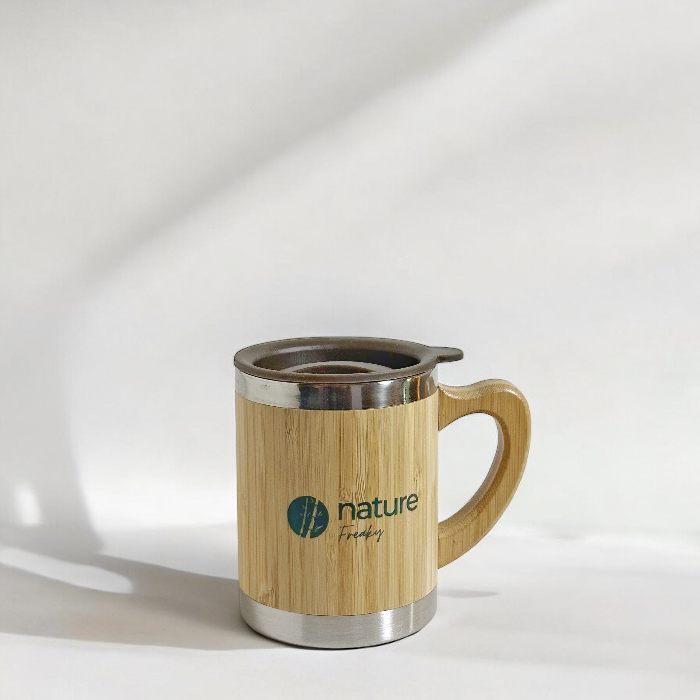 ECO-FRIENDLY BAMBOO &amp; STEEL MUG (300 ML) Nature Freaky