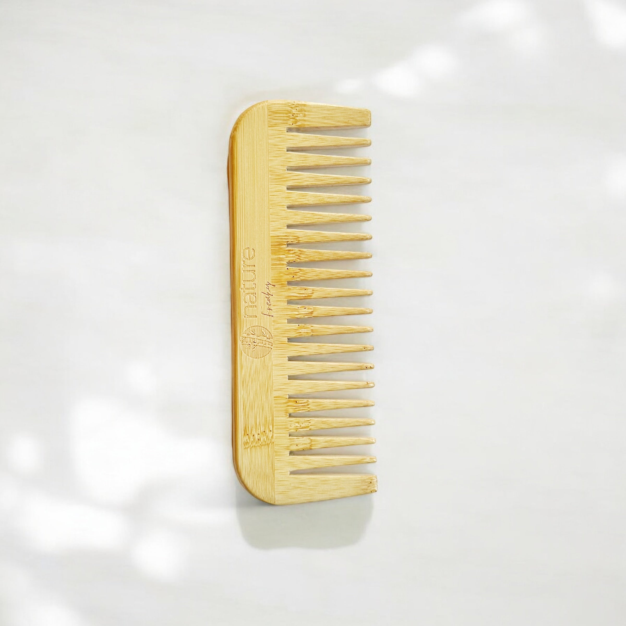 WIDE-TOOTH BAMBOO COMB - FOR GENTLE DETANGLING Nature Freaky